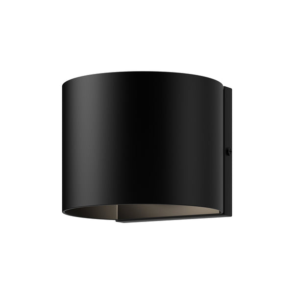 Rene LED Exterior Wall Mount in Black Finish