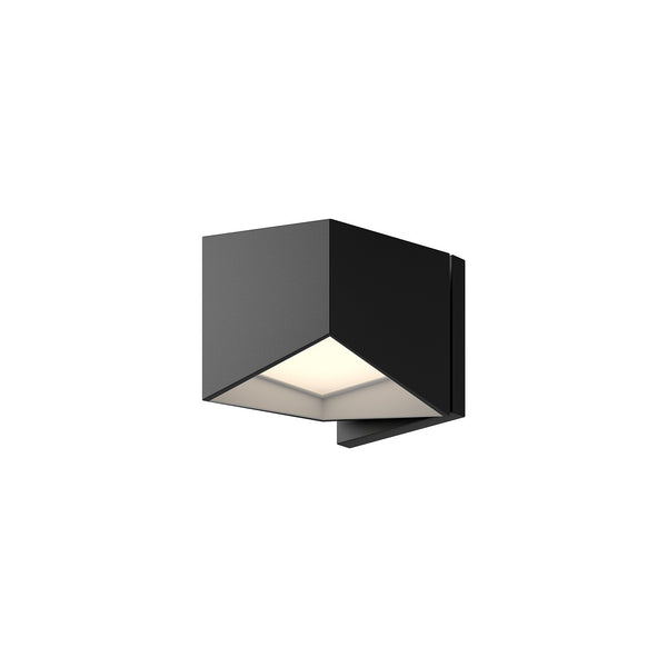Cubix LED Wall Sconce in Black/White Finish
