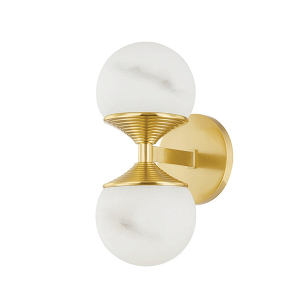 Grafton LED Wall Sconce in Aged Brass Finish