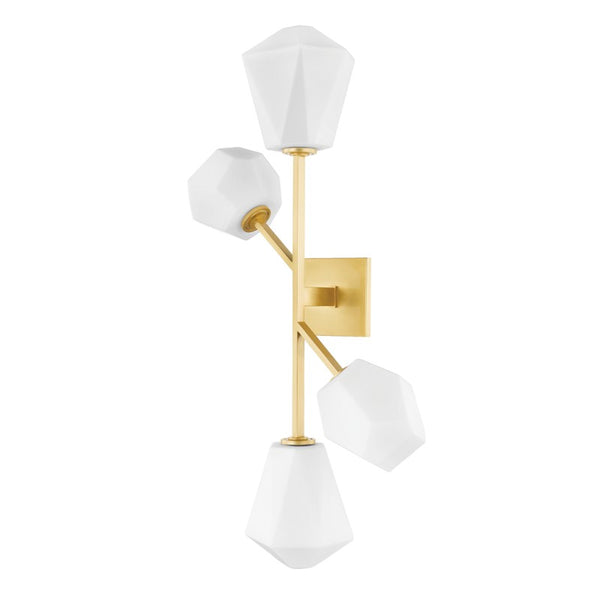 Tring LED Wall Sconce in Aged Brass Finish