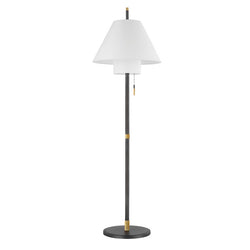 Hudson Valley - PIL1899401-AGB/DB - One Light Floor Lamp - Glenmoore - Aged Brass