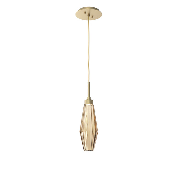 Aalto LED Pendant in Gilded Brass Finish