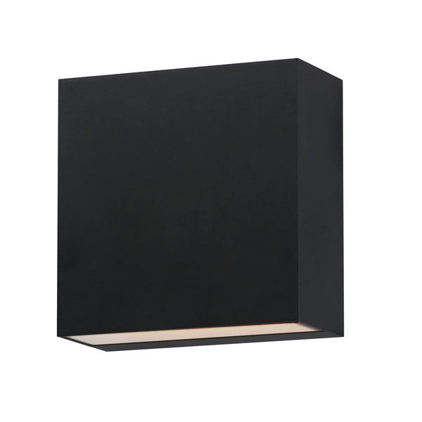 Cubed LED Outdoor Wall Sconce in Black Finish