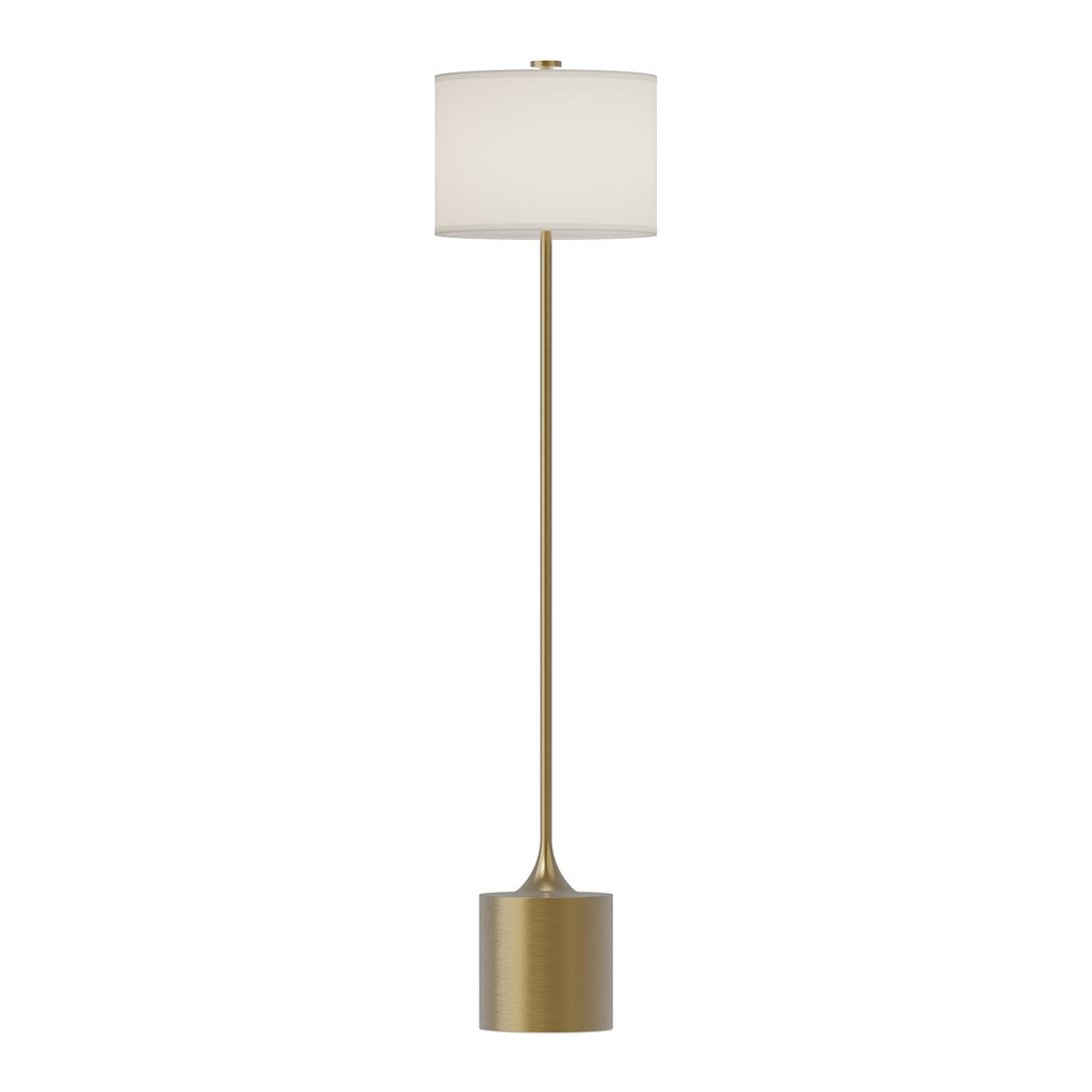 Alora - FL418761BGIL - One Light Floor Lamp - Issa - Brushed Gold/Ivory Linen|Matte Black/Ivory Linen|White/Ivory Linen
