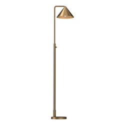 Alora - FL485058BG - One Light Floor Lamp - Remy - Brushed Gold|Matte Black|White