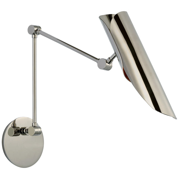 Flore LED Wall Sconce in Polished Nickel Finish