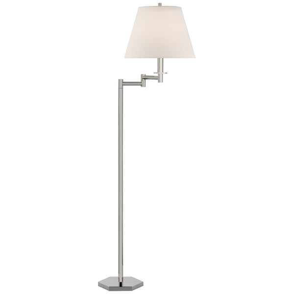 Olivier LED Floor Lamp in Polished Nickel Finish