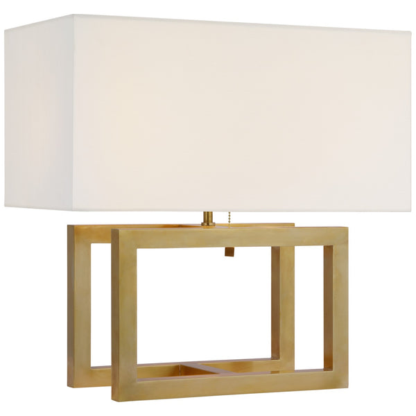 Galerie LED Table Lamp in Hand-Rubbed Antique Brass Finish