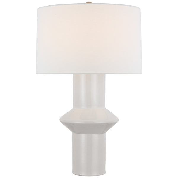 Maxime LED Table Lamp in New White Finish