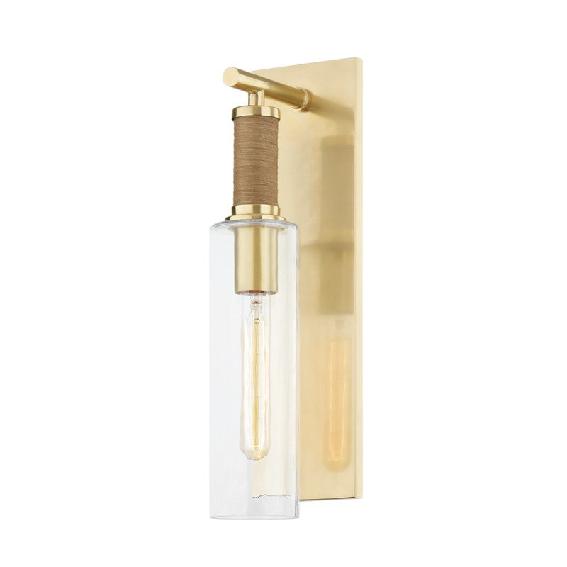 Hudson Valley - 2618-AGB - One Light Wall Sconce - Eastchester - Aged Brass