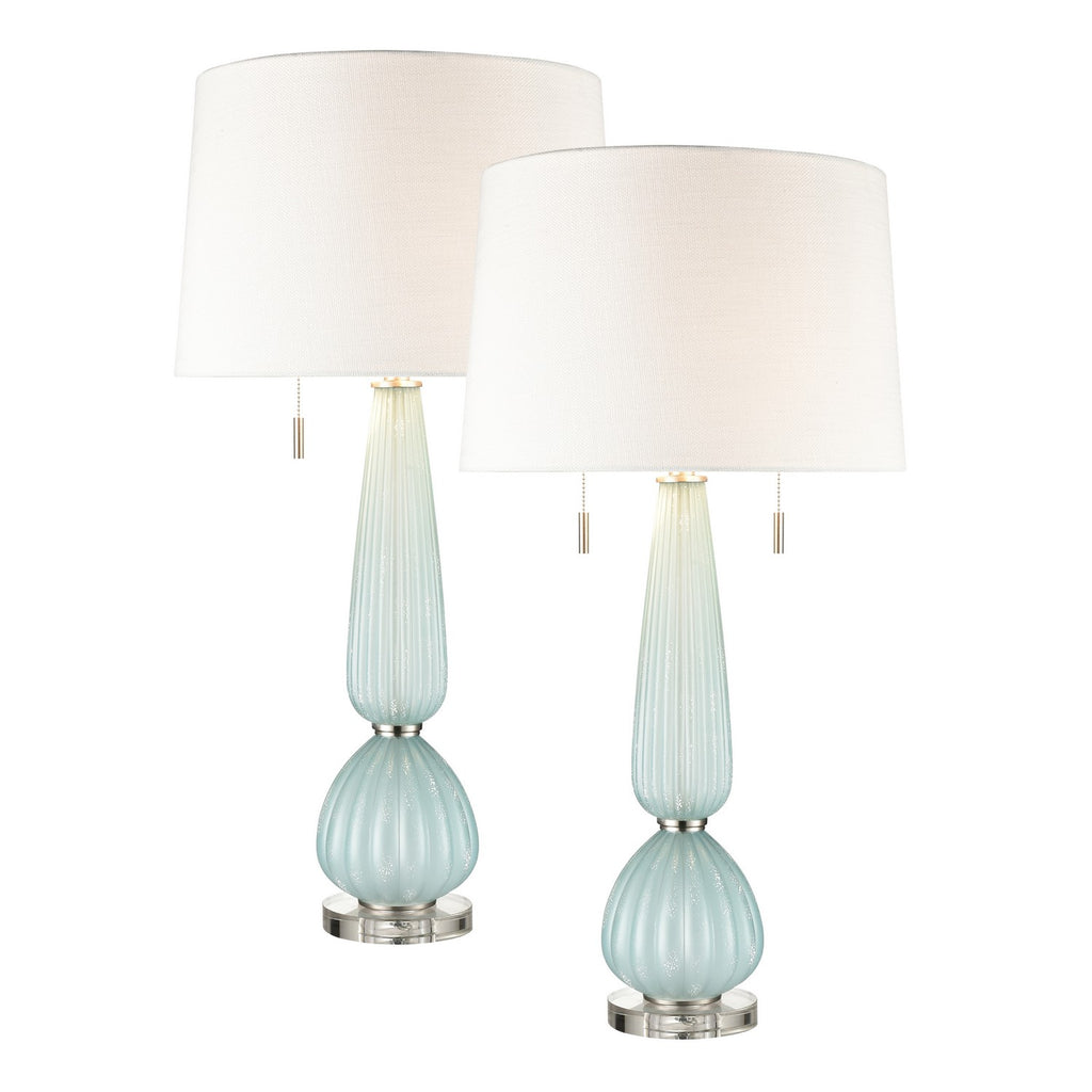 ELK Home - S0019-8039/S2 - Two Light Table Lamp - Set of 2 - Mariani - Blue