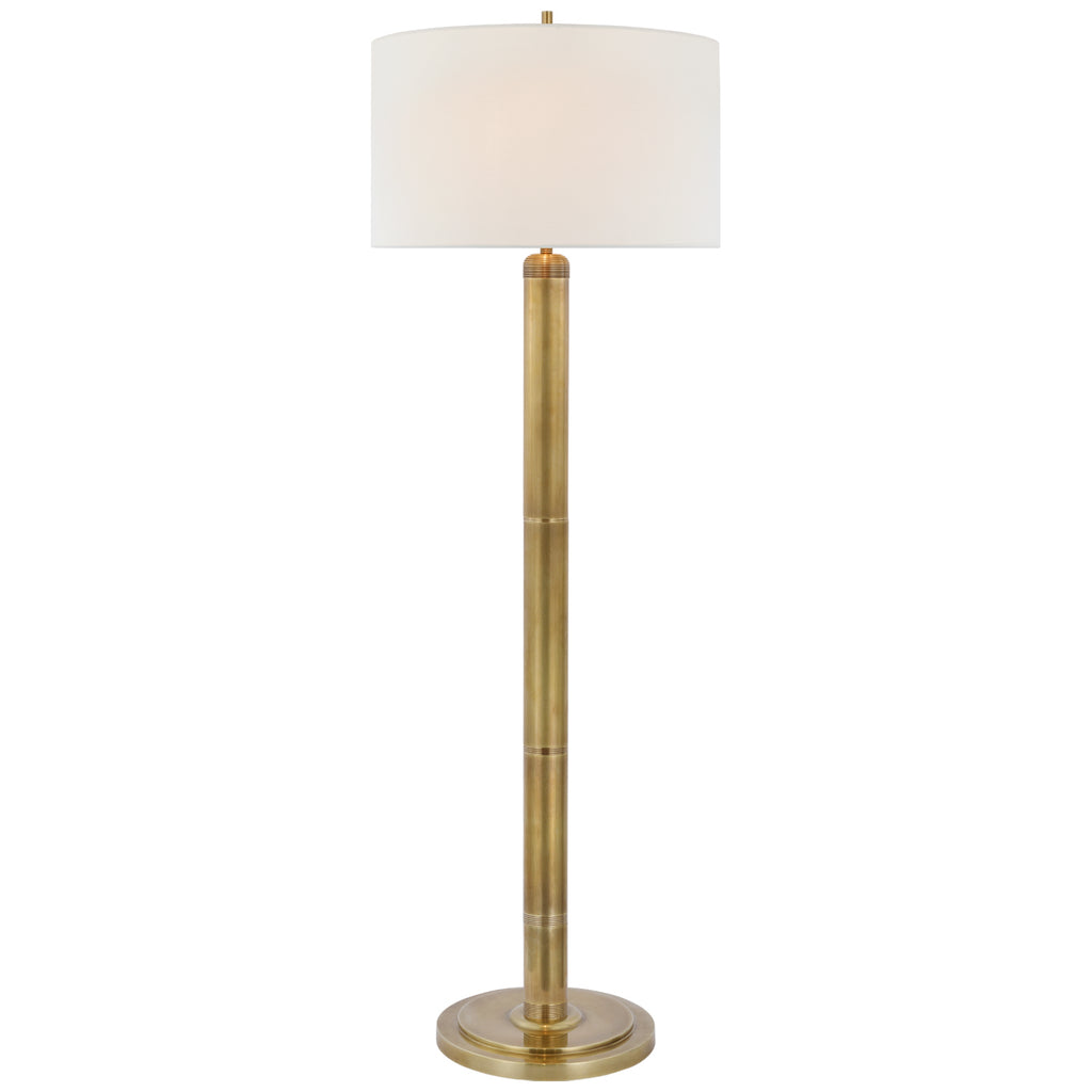 Visual Comfort Signature - TOB 1000HAB-L - Two Light Floor Lamp - Longacre - Hand-Rubbed Antique Brass