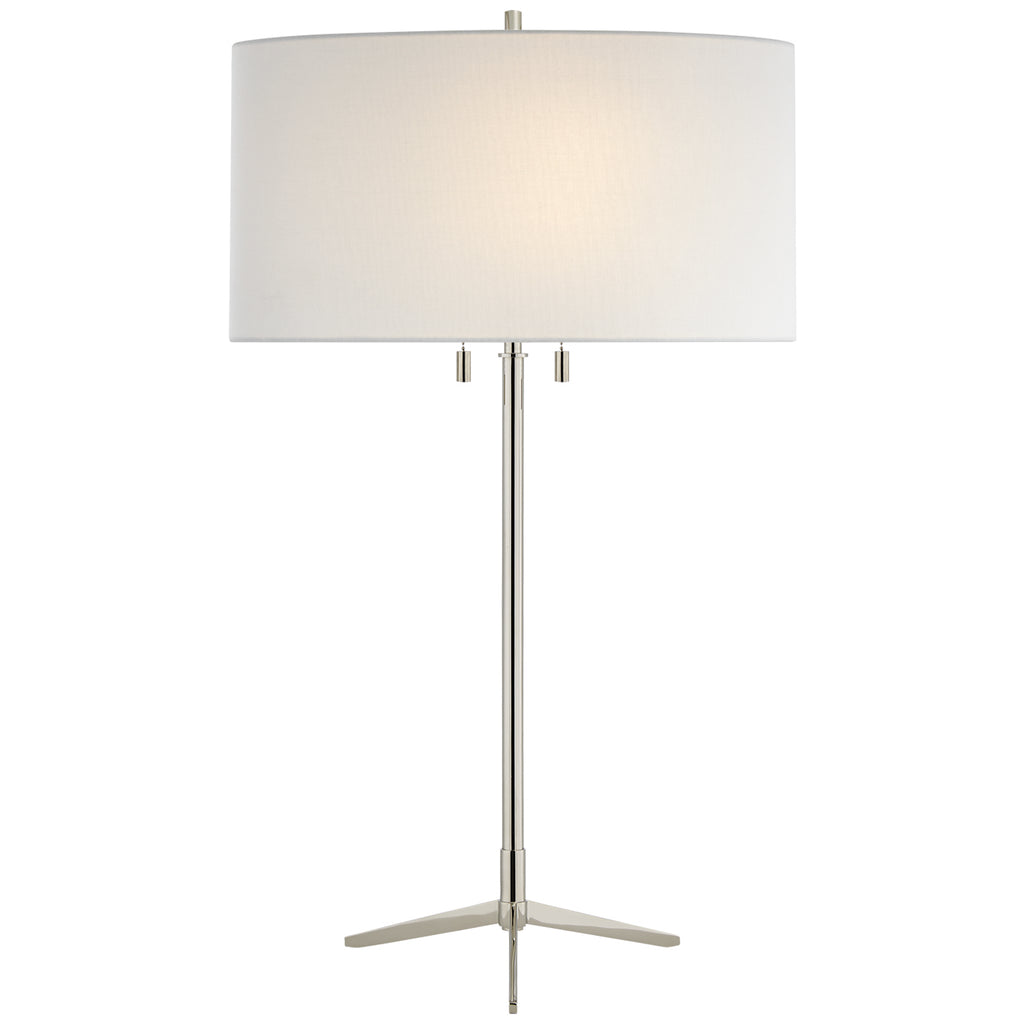 Visual Comfort Signature - TOB 3194PN-L - Two Light Table Lamp - Caron - Polished Nickel