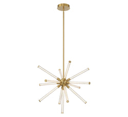 Lib & Co. - 10153-07 - LED Chandelier - Volterra - Plated Brushed Gold