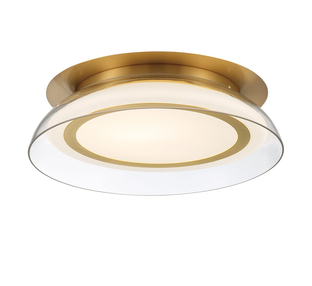 Lib & Co. - 10156-07 - LED Ceiling Mount - Pescara - Plated Brushed Gold