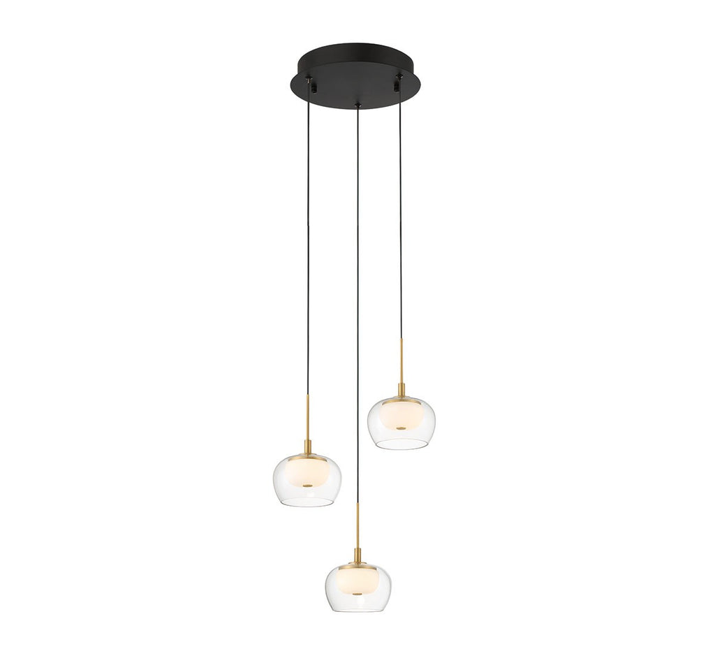 Lib & Co. - 10212-02 - LED Pendant - Manarola - Matte Black