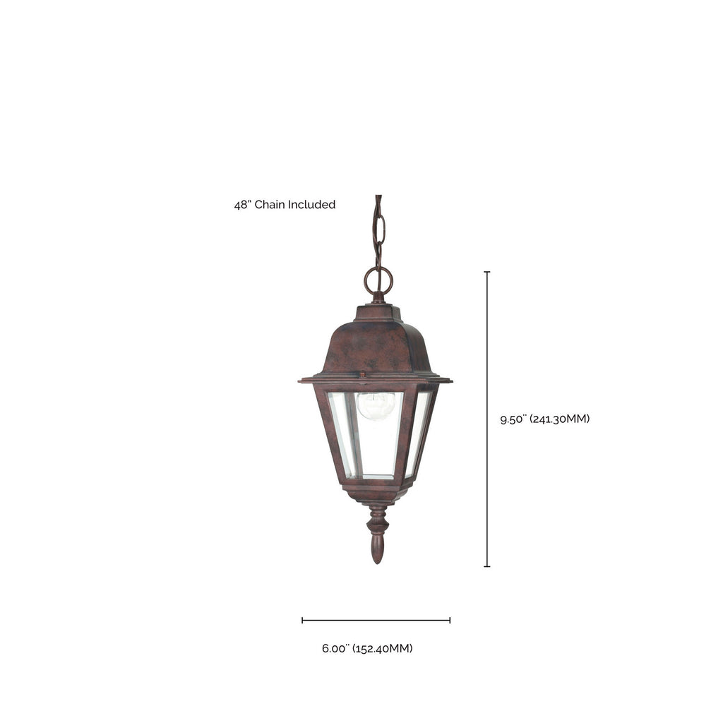 Nuvo Lighting - 60-488 - One Light Hanging Lantern - Briton - Old Bronze