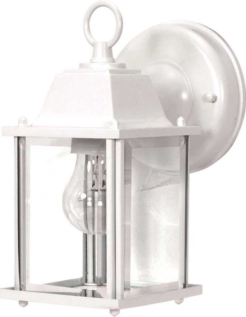 Nuvo Lighting - 60-636 - One Light Wall Lantern - Cube Lantern - White