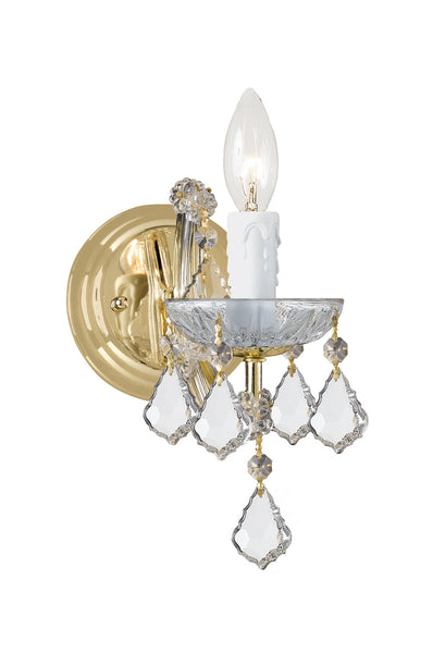 Maria Theresa One Light Wall Mount in Gold Finish