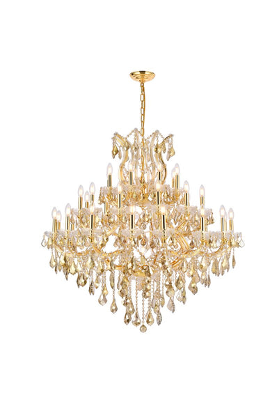 Maria Theresa 37 Light Chandelier in Gold Finish