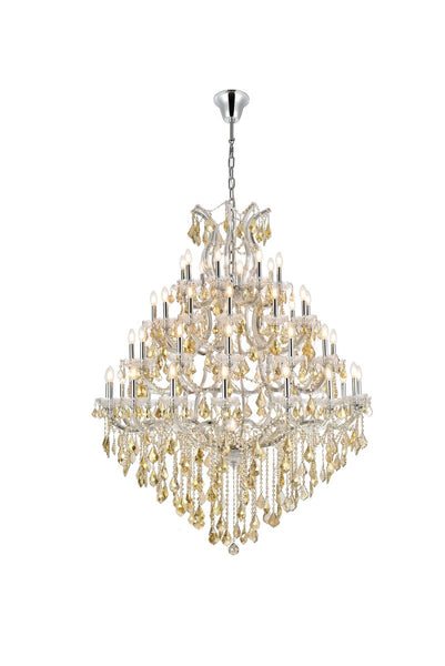 Maria Theresa 49 Light Chandelier in Chrome Finish