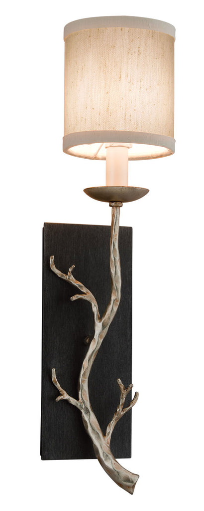 Troy Lighting - B2841 - One Light Wall Sconce - Adirondack - Graphite And Silver Leaf