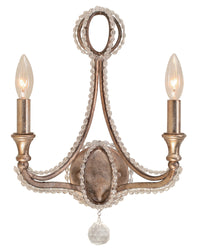 Crystorama - 6762-DT - Two Light Wall Mount - Garland - Distressed Twilight