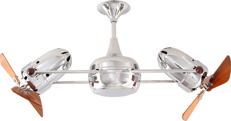 Duplo-Dinamico 36"Ceiling Fan in Polished Chrome Finish