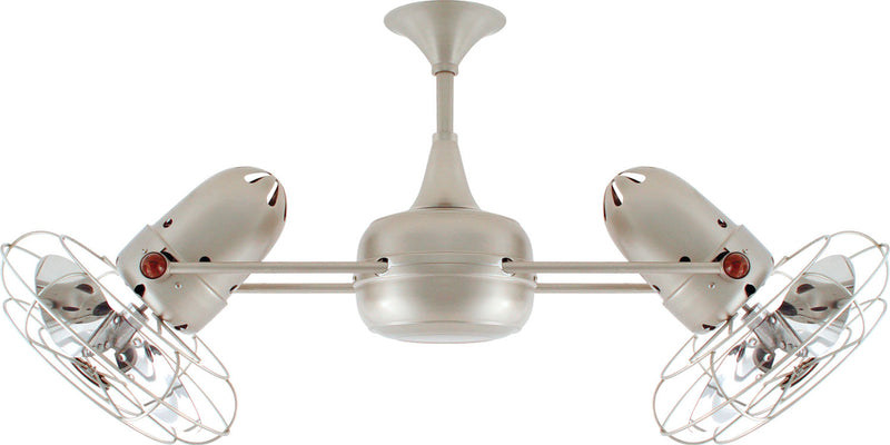 Duplo-Dinamico 36"Ceiling Fan in Brushed Nickel Finish