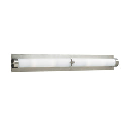 PLC Lighting - 934 SN - Six Light Vanity - Polipo - Satin Nickel