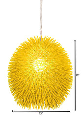 Varaluz - 169P01YE - One Light Pendant - Urchin - Un-Mellow Yellow