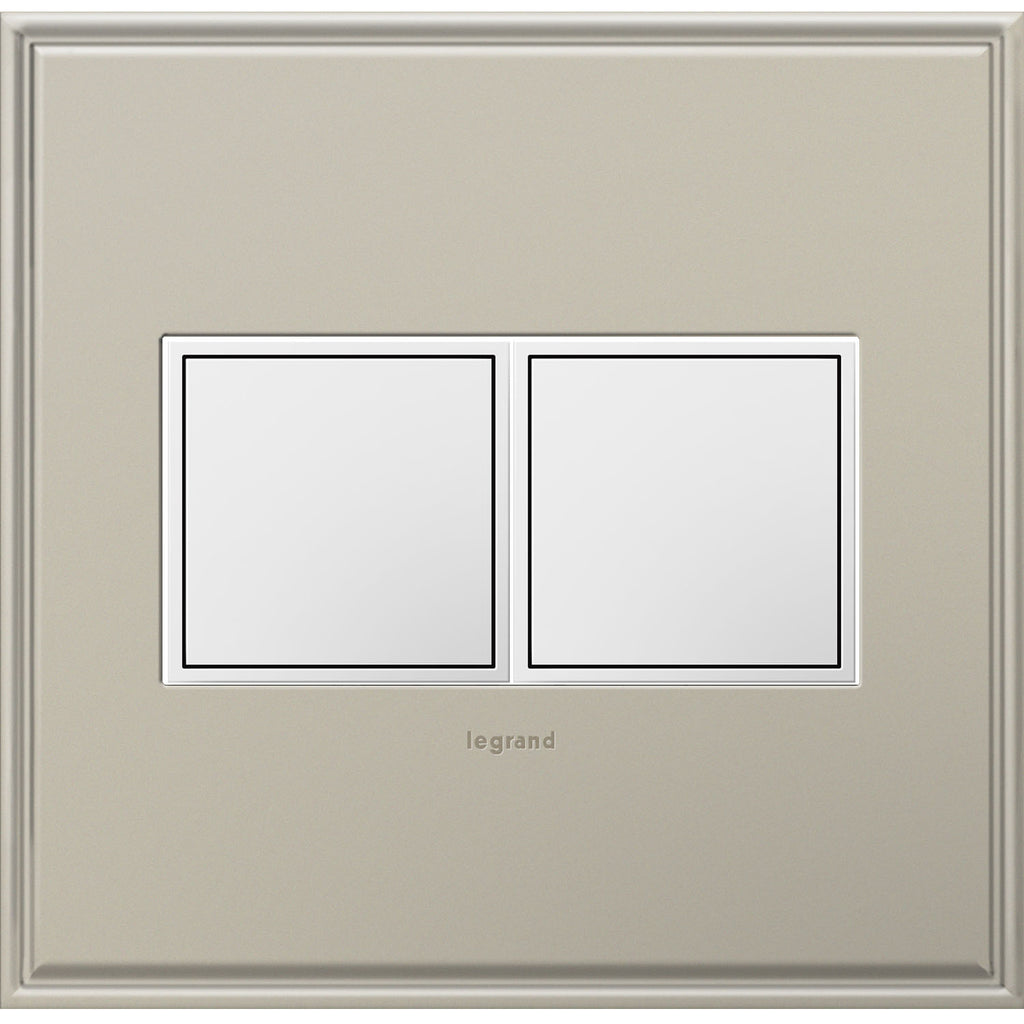 Legrand - ARPTR152GW2 - Pop-Out Outlet, 2-Gang - Adorne - White