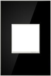 Legrand - AWM1G2MB4 - Gang Wall Plate - Adorne - Mirror Black