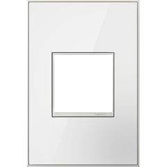 Legrand - AWM1G2MW4 - Gang Wall Plate - Adorne - Mirror White