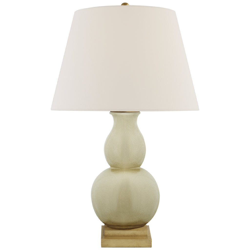 Visual Comfort Signature - CHA 8613TS-NP - One Light Table Lamp - Gourd Form - Tea Stain Crackle