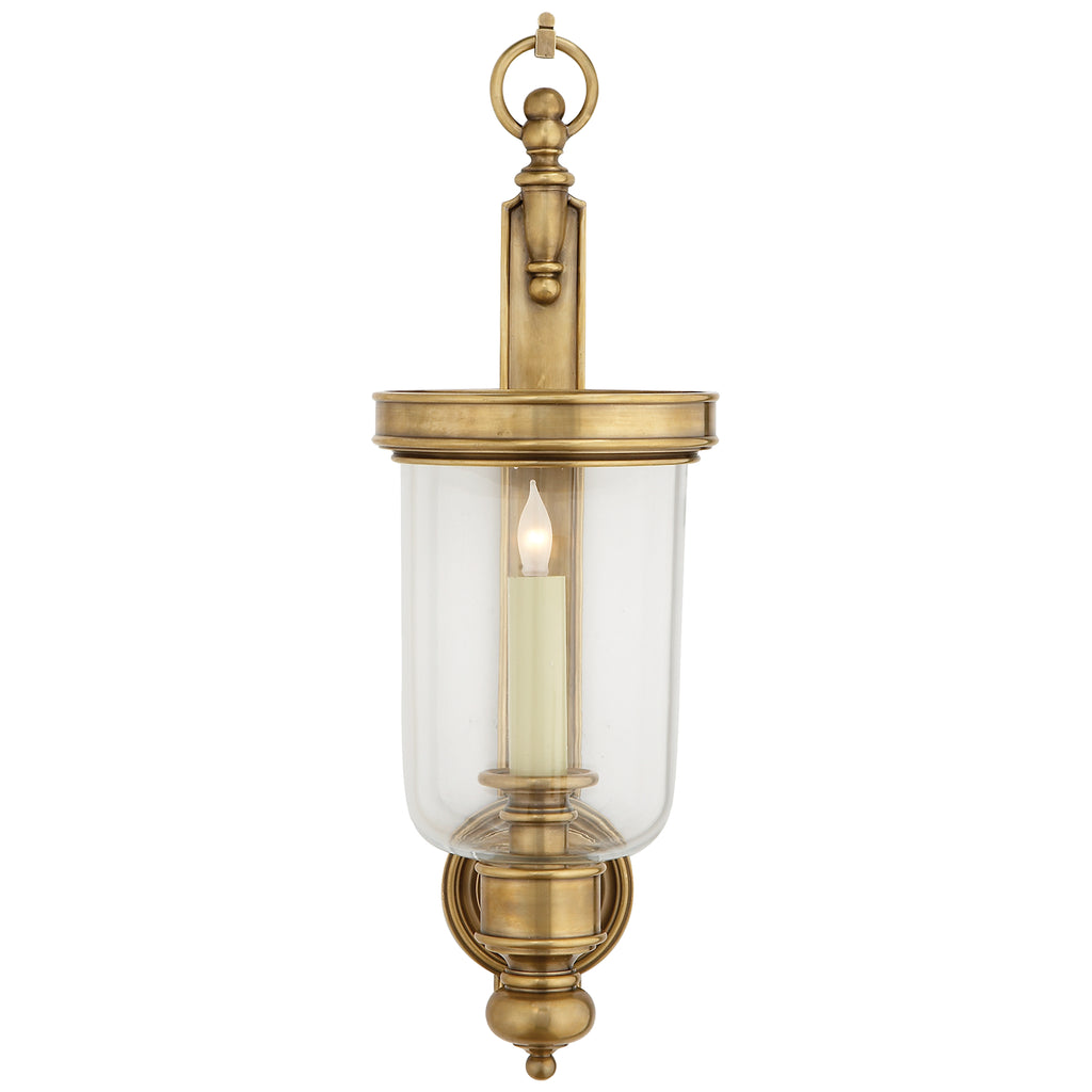 Visual Comfort Signature - CHD 2102AB - One Light Wall Sconce - Georgian Hurricane Sconce - Antique-Burnished Brass