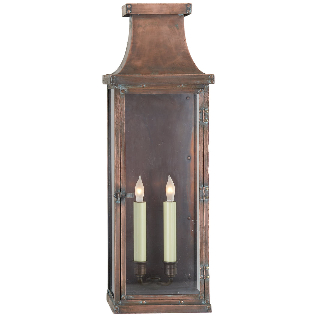 Visual Comfort Signature - CHO 2154NC - Two Light Wall Lantern - Bedford - Natural Copper