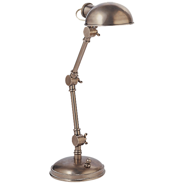 Pixie One Light Table Lamp in Antique Nickel Finish