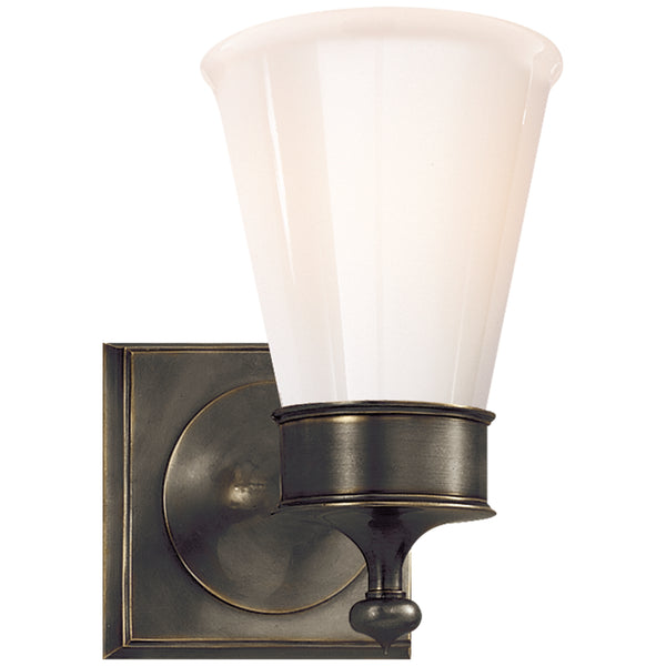 Siena One Light Wall Sconce in Bronze Finish