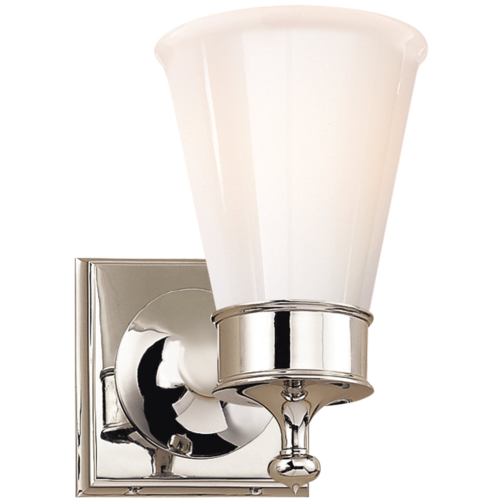 Visual Comfort Signature - SS 2001PN-WG - One Light Wall Sconce - Siena - Polished Nickel