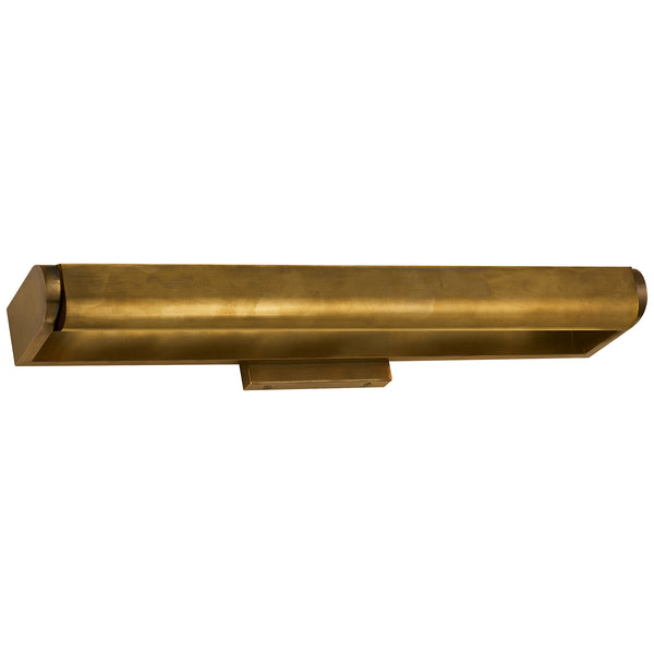 David Art Three Light Wall Sconce in Hand-Rubbed Antique Brass Finish