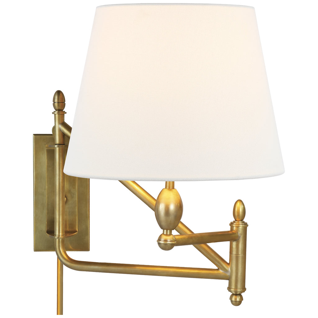 Visual Comfort Signature - TOB 2203HAB-NP - One Light Wall Sconce - Paulo - Hand-Rubbed Antique Brass