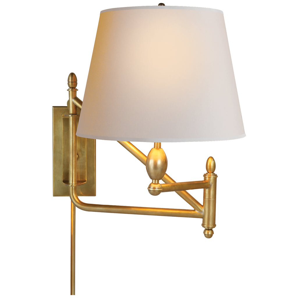 Visual Comfort Signature - TOB 2203HAB-NP - One Light Wall Sconce - Paulo - Hand-Rubbed Antique Brass