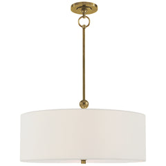 Visual Comfort Signature - TOB 5011HAB-NP - One Light Pendant - Reed - Hand-Rubbed Antique Brass