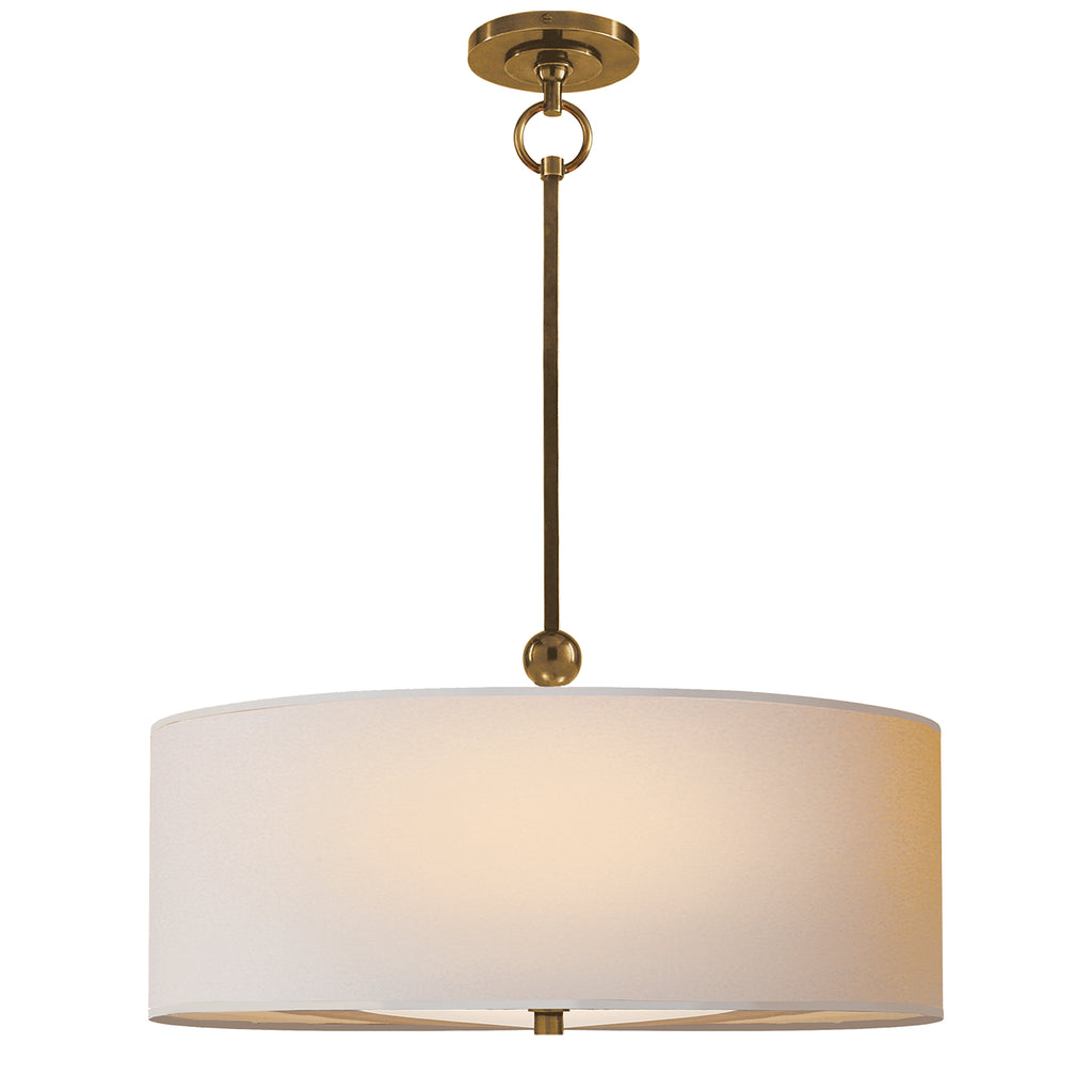 Visual Comfort Signature - TOB 5011HAB-NP - One Light Pendant - Reed - Hand-Rubbed Antique Brass