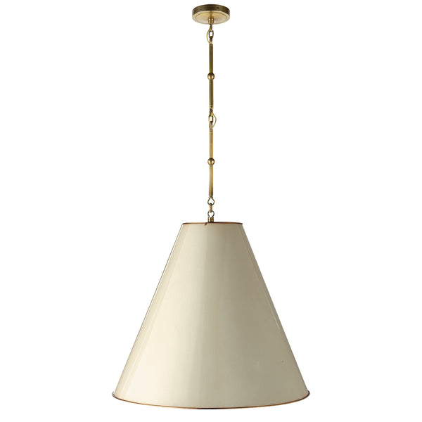 Goodman One Light Pendant in Hand-Rubbed Antique Brass Finish