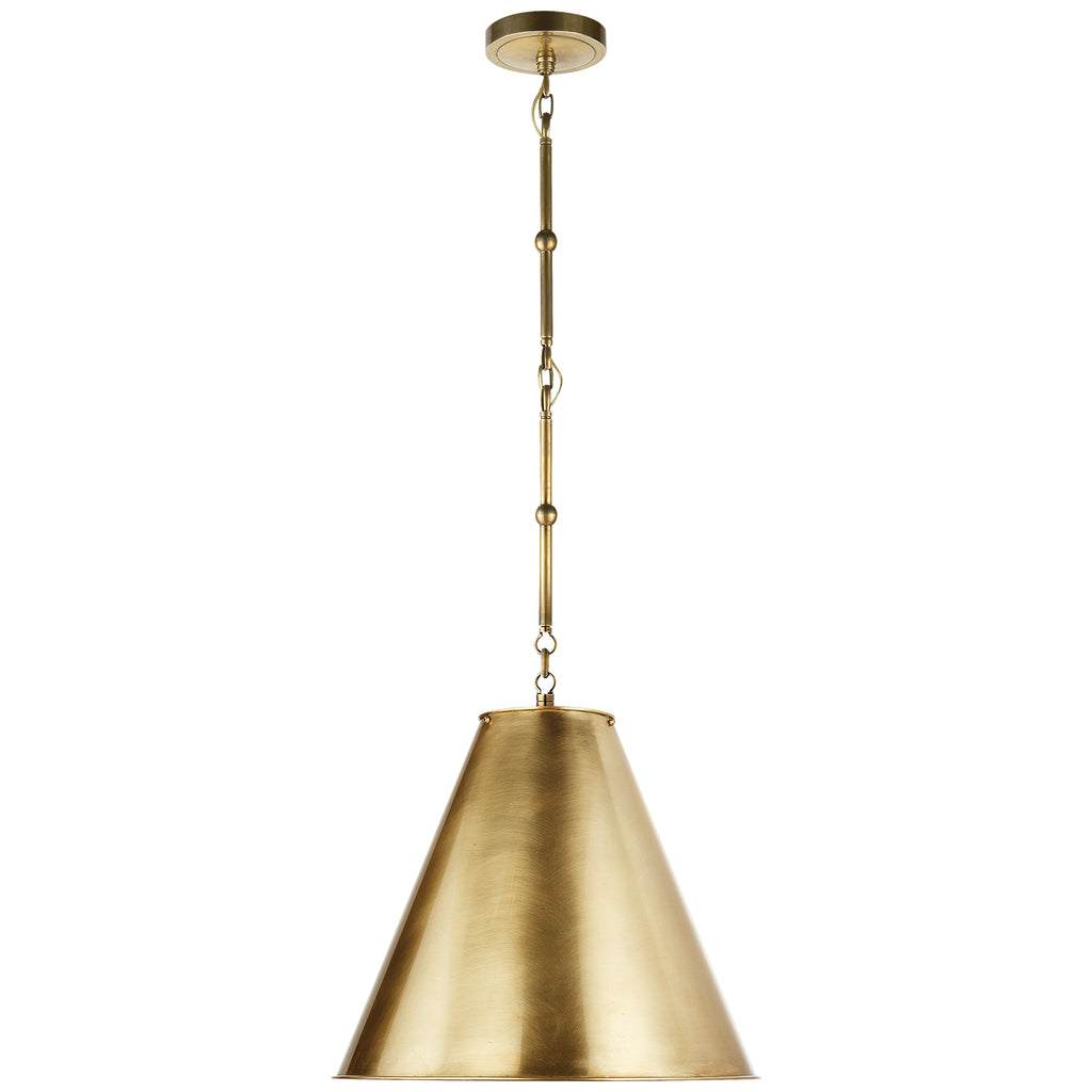 Visual Comfort Signature - TOB 5090HAB-HAB - One Light Pendant - Goodman - Hand-Rubbed Antique Brass