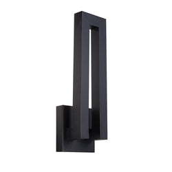 Modern Forms - WS-W1718-BK - LED Outdoor Wall Sconce - Forq - Black