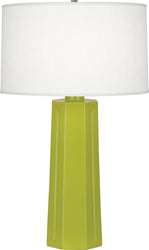 Robert Abbey - 965 - One Light Table Lamp - Mason - Apple Glazed