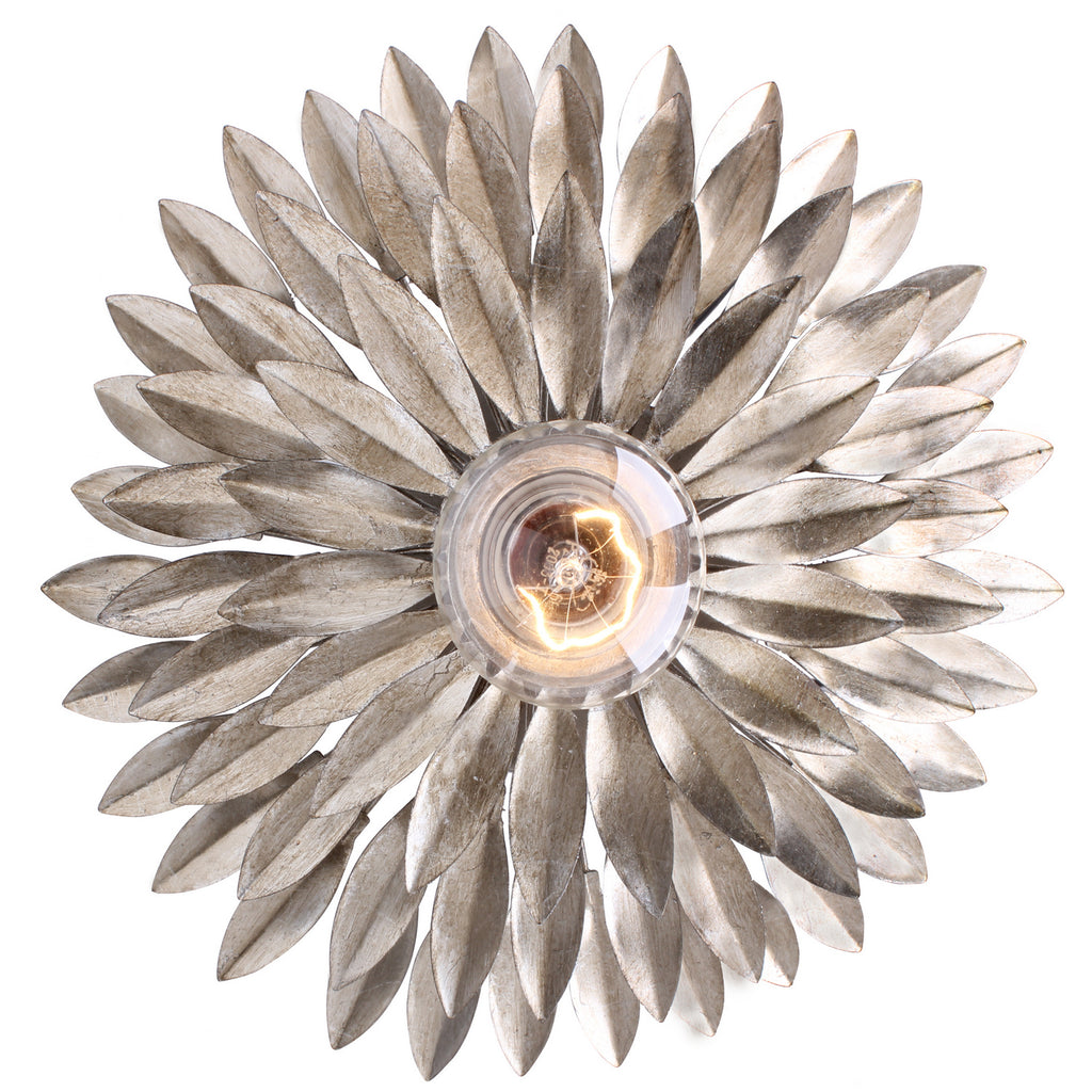 Crystorama - 500-SA_CEILING - One Light Ceiling Mount - Broche - Antique Silver